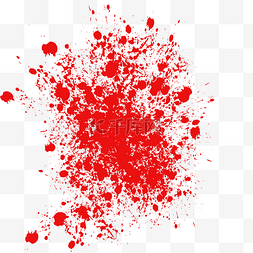 红色液体血液不规则图形