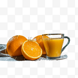 橙子水果橙汁