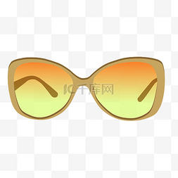 黄色的眼镜图片_黄色的眼镜
