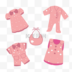 粉色婴儿衣服