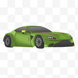 绿色赛车汽车