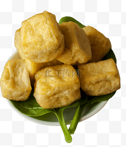 鱼烧豆腐图片_食材油豆腐