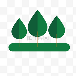 环境对人的影响图片_绿色植物大树元素