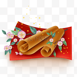 红色婚庆喜庆图片_中国风金色纸张和樱花