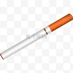 火机香烟图片_反光白色矢量香烟