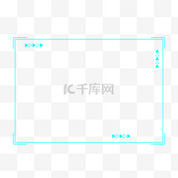 线条图片_简约科技边框