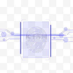 指纹解锁手图片_蓝色科技指纹解锁识别