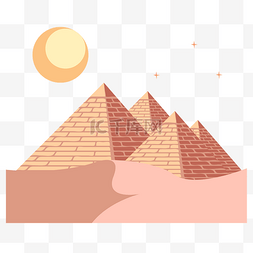 金字塔金字塔图片_沙漠金字塔埃及
