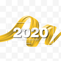彩色交叉线2020字体
