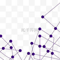 简约渐变不规则线条图形