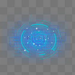 数字科技感元素图片_科技数据背景