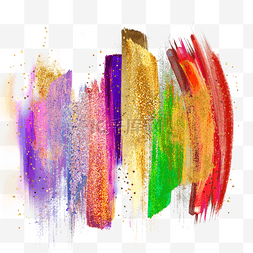 抽象混色图片_彩色混色彩色抽象笔刷glitter