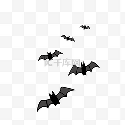 蝙蝠黑色图片_黑色飞翔蝙蝠