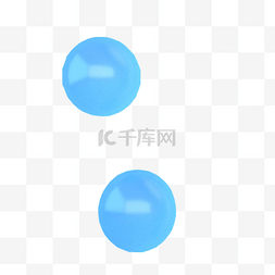 清新小圆圈图片_蓝色的圆圈形状物品