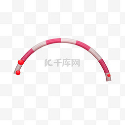 弯管工艺图片_白色粉色相间的弯管