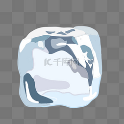 一块水图片_一块立体冰块插图