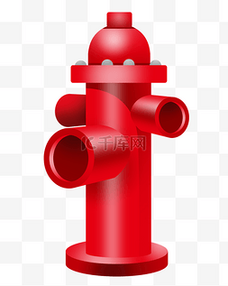红色灭火消防泵