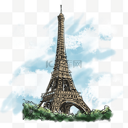 巴黎半岛图片_埃菲尔铁塔