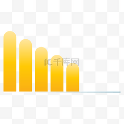 信息图表统计图图片_简约PPT柱状统计图元素