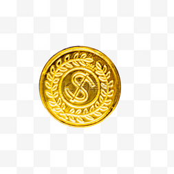 金黄色的金币图片_圆圆的金币免抠图
