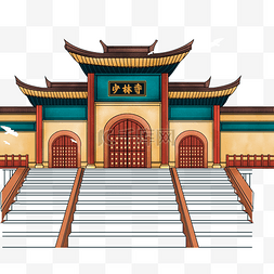 少林寺图片_古风建筑少林寺