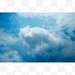 电脑唯美高清壁纸图片_夏日蓝天白云高清背景图