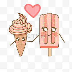 情侣冰淇淋图片_情侣冰淇淋雪糕