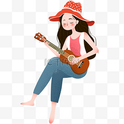 吉他弹唱女孩