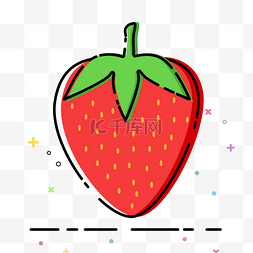 草莓卡通夏季水果