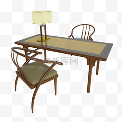 桌子椅子家具图片_C4D桌子椅子家具