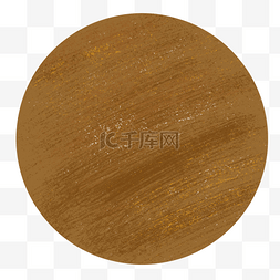 棕色圆形复古剪贴簿企业vip免费下载圆形开孔复古撕纸手账本企业vip