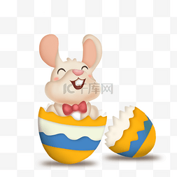 复活节兔子与蛋