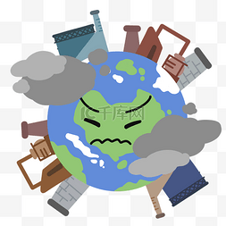 排放废气图片_地球大气污染
