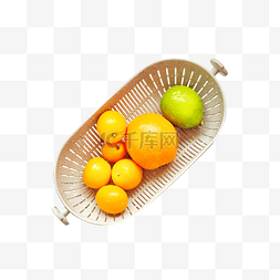 金桔柠檬图片_水果橙子柠檬篓子