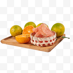 柚水果图片_红柚果肉