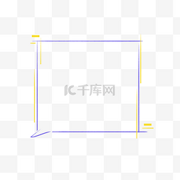 手绘小清新简约对话框