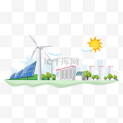 苏州城市线图图片_能量发电站矢量图