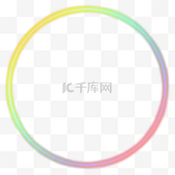 彩色圆形光圈图片_彩色光圈