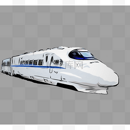 旅游促销海报素材图片_公共交通工具高铁火车动车元素