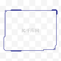 科技边框简洁边框图片_简洁科技边框