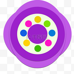 彩色的圆点图片_彩色的主题图标设计