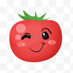 蔬菜笑脸图片_西红柿立体笑脸