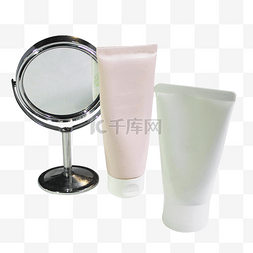 护肤品乳液化妆镜