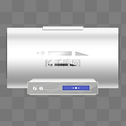 白色显示屏图片_白色热水器