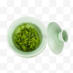 茶碗茶叶绿茶