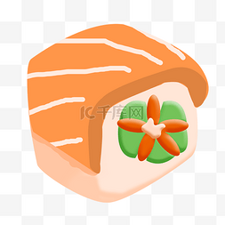 鱼子酱军舰图片_美食图案寿司插图