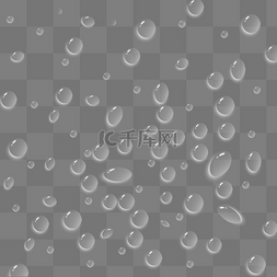 大雨暴雨图片_水滴雨滴雨点不规则透明雨水