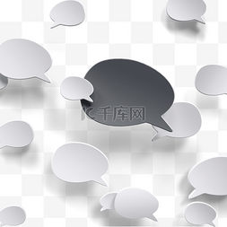 灰色立体框图片_椭圆形状对话框3d元素