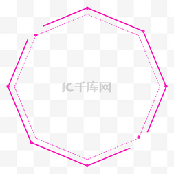 海报边框图片_淘宝京东不规则几何形状线条海报