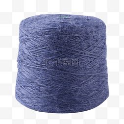 蓝色毛线团羊绒